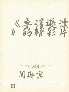 《鲁滨逊漂流记》的精彩片段