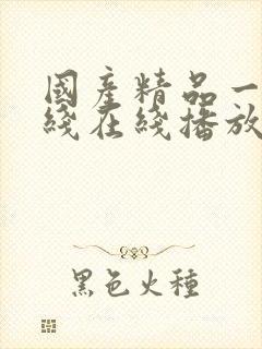 国产精品一线二线在线播放
