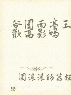 谷围南亭王爷喜欢高影吗