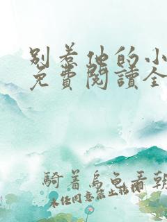 别惹他的小可怜免费阅读全文