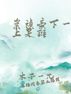 崇祯帝下一个皇上是谁
