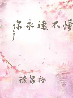 你永远不懂我dj