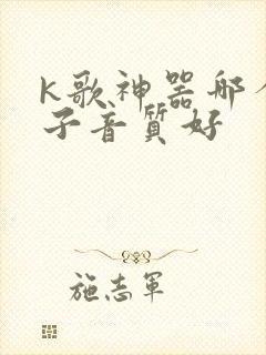 k歌神器哪个牌子音质好