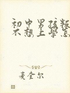 初中男孩叛逆期不想上学怎么办