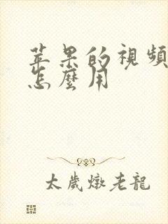 苹果的视频编辑怎么用