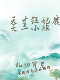 天才狂妃废材逆天二小姐