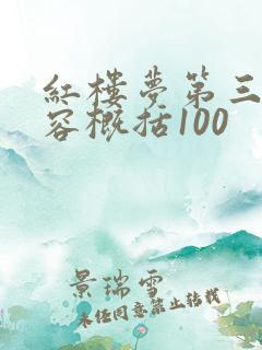 红楼梦第三回内容概括100