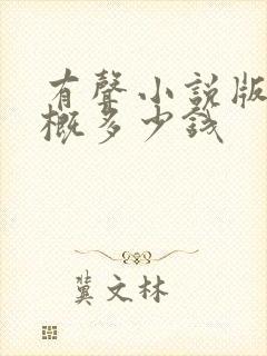 有声小说版权大概多少钱