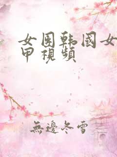 女团韩国女团卸甲视频