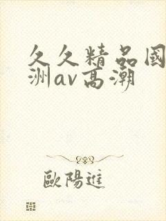 久久精品国产亚洲av高潮