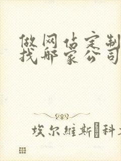 做网站定制开发找哪家公司