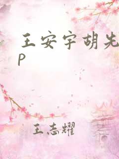 王安宇胡先煦cp