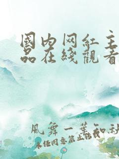 国内网红主播精品在线观看