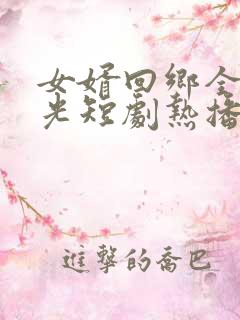 女婿回乡全村风光短剧热播