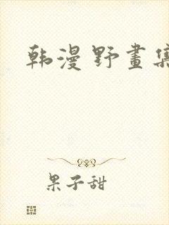 韩漫 野画集