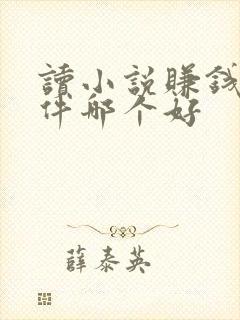 读小说赚钱的软件哪个好