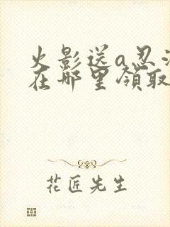 火影送a忍活动在哪里领取