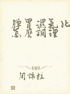 脾胃湿气比较重怎么调理