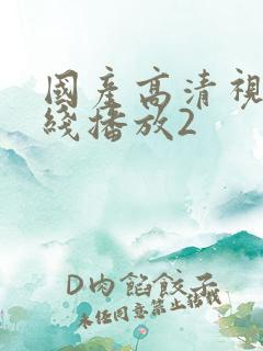 国产高清视频在线播放2