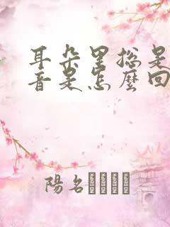 耳朵里总是有声音是怎么回事