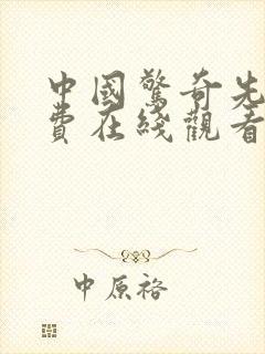 中国惊奇先生免费在线观看免费