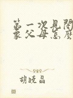 第一次见闺女对象父母怎么说