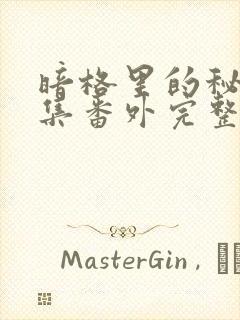 暗格里的秘密全集番外完整版