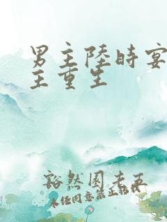男主陆时宴,女主重生