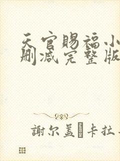 天官赐福小说未删减完整版
