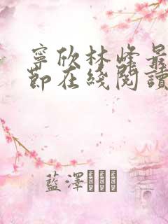 宁欣林峰最新章节在线阅读