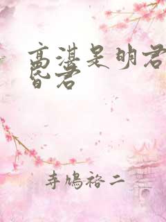 高湛是明君还是昏君