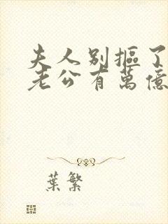 夫人别抠了,你老公有万亿家产 短剧