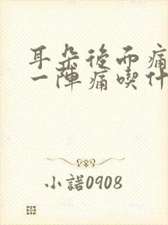 耳朵后面痛一阵一阵痛吃什么药