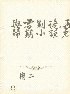 与君别后,再无归期小说免费阅读