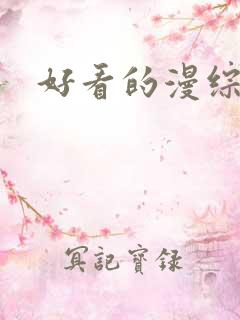 好看的漫综小说