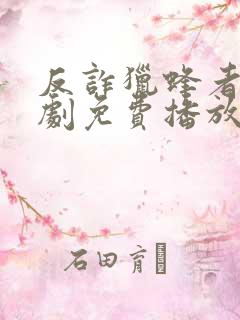 反诈猎蜂者电视剧免费播放13集