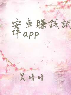 安卓赚钱试玩软件app
