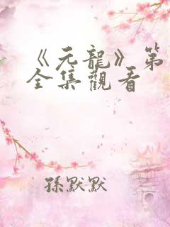 《元龙》第二季全集观看