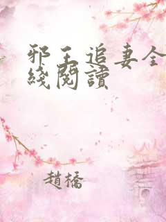 邪王追妻全文在线阅读
