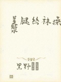 美腿丝袜操出白浆