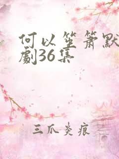 何以笙箫默电视剧36集