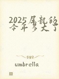 2025属龙的今年多大了啊