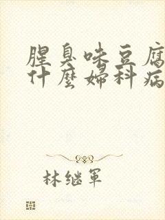 腥臭味豆腐渣是什么妇科病