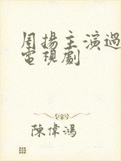 周扬主演过哪些电视剧