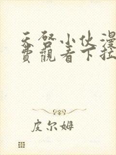 天启小伙漫画免费观看下拉式漫画最