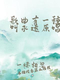 歌曲有一种思念叫永远原唱