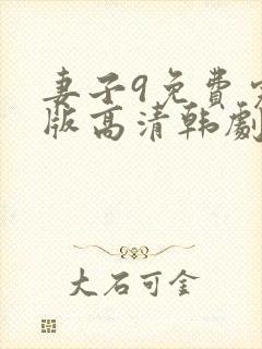 妻子9免费完整版高清韩剧