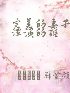 完美的妻子李采潭演的谁