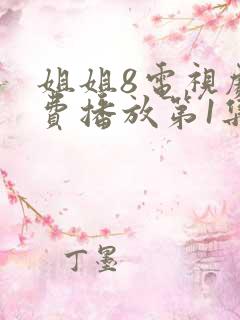 姐姐8电视剧免费播放第1集
