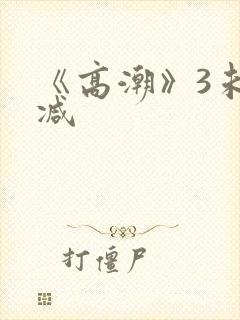 《高潮》3未删减